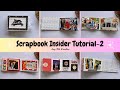 5*7 Inch Landscape Scrapbook Tutorial Part- 2 | How To Make A Scrapbook | PR Crafts | DIY Gifts