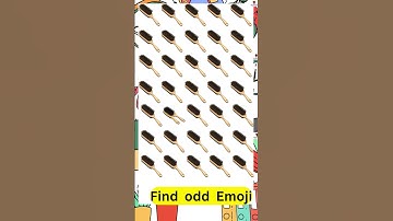 🎮 Spot the Odd One Out! 🧠  Emoji Puzzle Challenge #BrainTeaser #PuzzleFun #emoji #emojichallenge