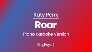 Roar - Katy Perry - Piano Karaoke Instrumental - Original Key
