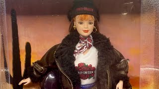 1998 HARLEY-DAVIDSON MOTORCYCLE BARBIE DOLL 20441 Collector Edition UNBOXING Video Review