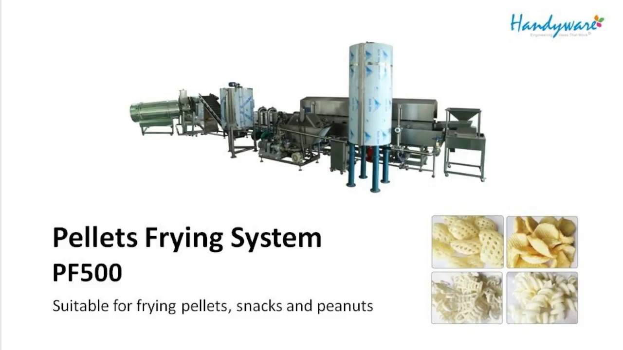 High Quality Pellet Fryer PF500 Supplied By Handyware Engineering