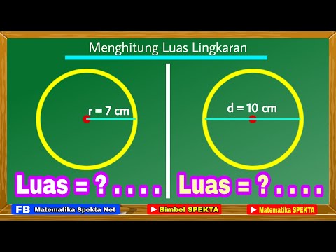 Video: Cara Mencari Luas Lingkaran Yang Diketahui Panjangnya