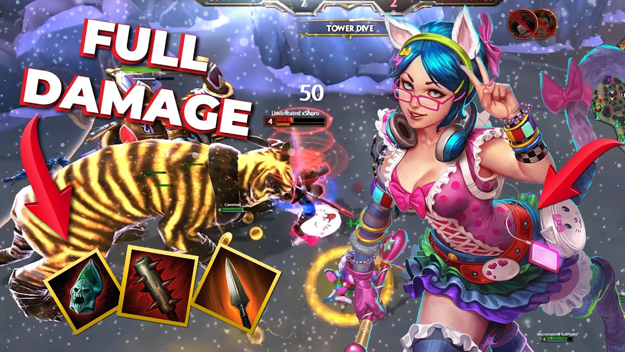 REWORK BASTET Build Full Damage - SMITE - YouTube