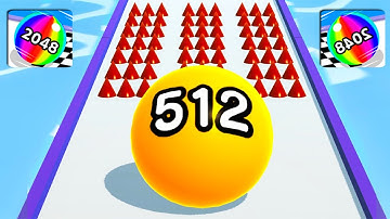 BALL RUN 2048: ALL LEVELS IOS ANDROİD New Gameplay Level 36-39 - BSOF1757