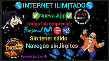 INTERNET ILIMITADO SERVIDORES SIN SALDO PERSONAL PREPAGO O ABONO ARGENTINA Y OTROS PAISES