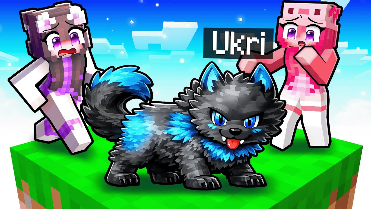 Ich gebe mich als BABY WERWOLF aus, auf einem One Chunk in Minecraft!