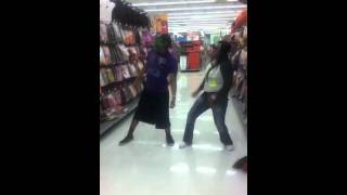 Adolfo and Alex Doing The Wobble in Walmart LOL