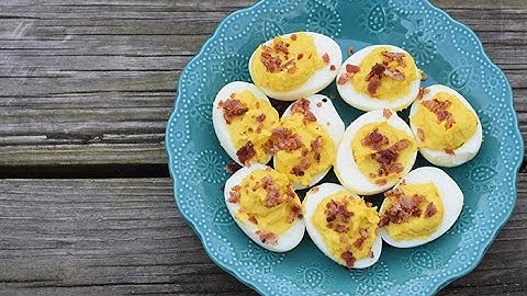 Bacon Ranch Deviled Eggs with Dan and Mel