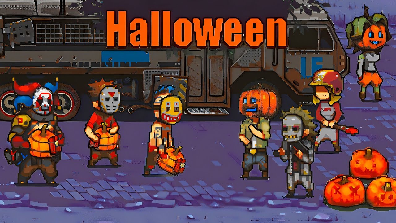 Sự Kiện Halloween Với 2 Skin và Sơn Xe Bus Mới - Dead Ahead Zombie Warfare