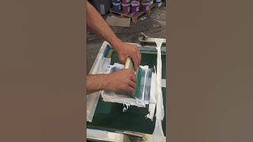 screen printing squeegee showit  stroke trick