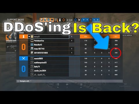 Server lag or DDOS? Either way, Ubi pls. : r/Rainbow6