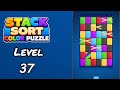 Stack Sort Color Puzzle Level 37 Walkthrough