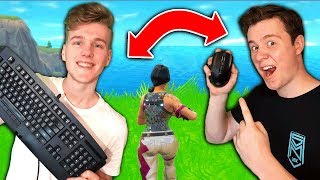 TWO PLAYERS CONTROLLING ONE CHARACTER (Fortnite Battle Royale) ft. Muselk