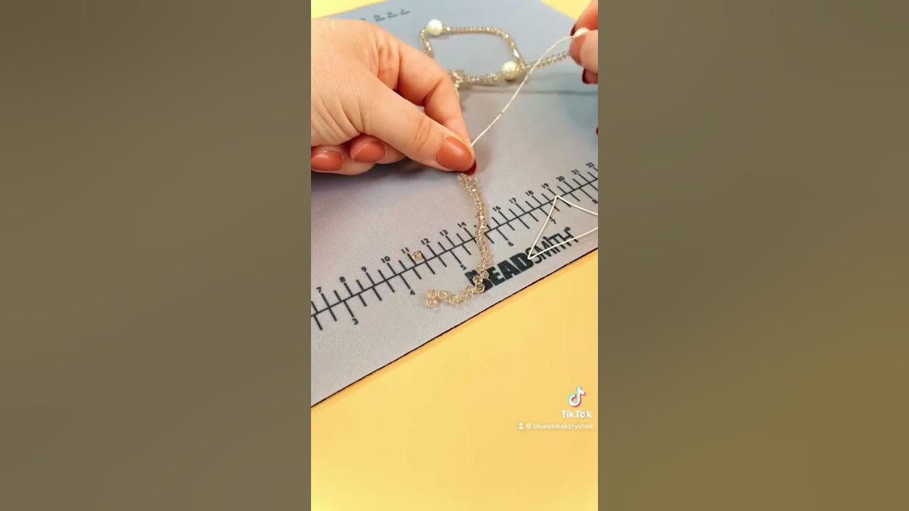 How to fix a broken bead necklace 🤓🪡 YouTube