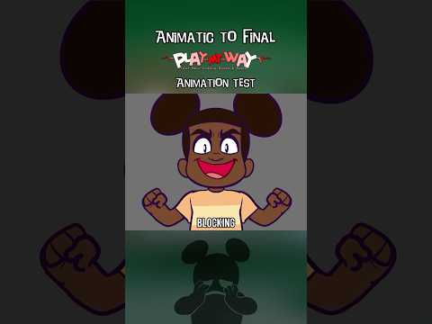 Animatic To Final For The PlayMyWay Animationtest Amandatheadventurer