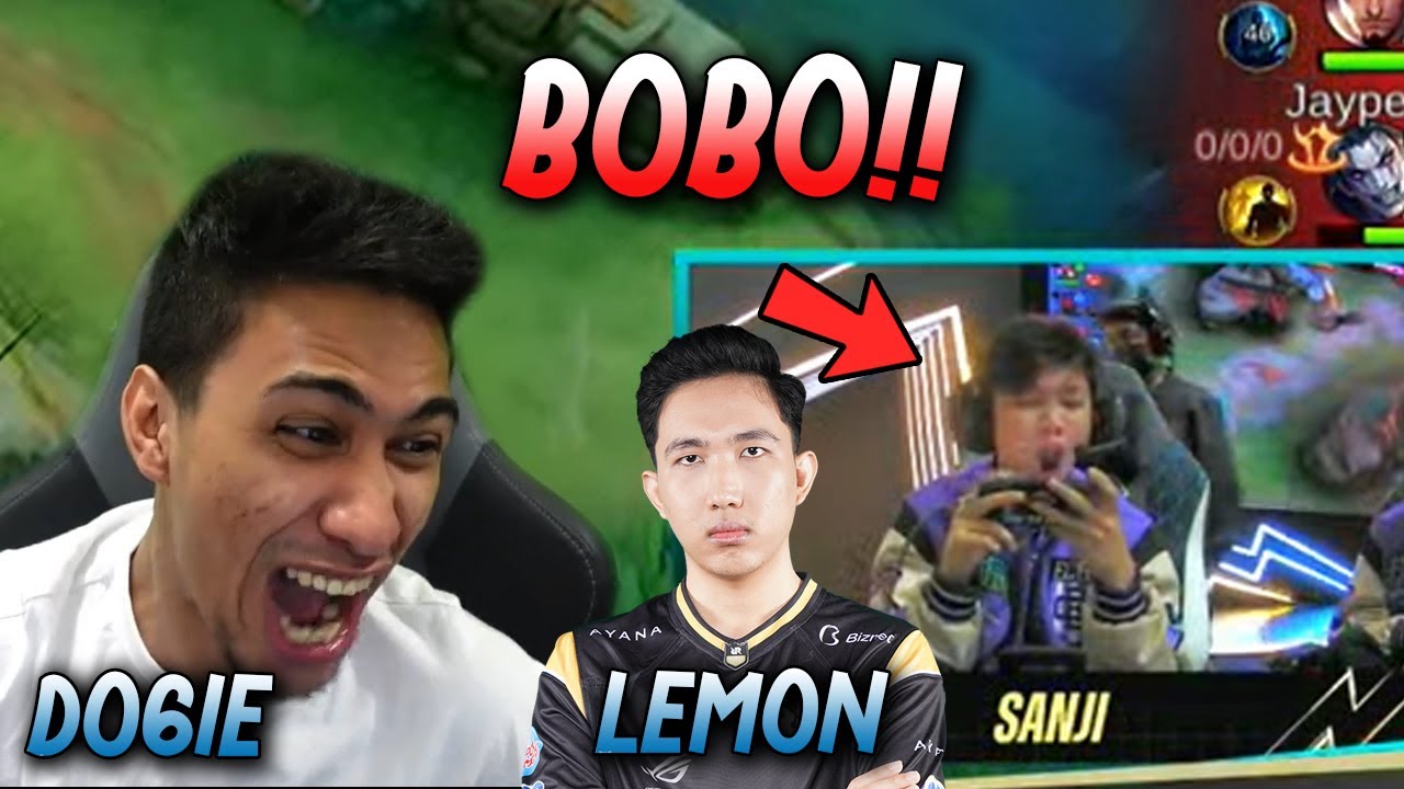 LOL! DOGIE'S REACTION ON SANJI's FACE AFTER OUTPLAYING RRQ LEMON... 😂😂