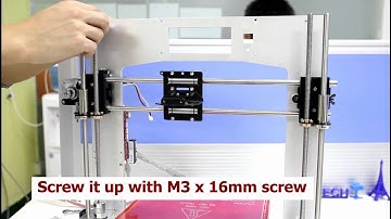 Assemble the X&Z axis ——geeetech Aluminum Prusa I3
