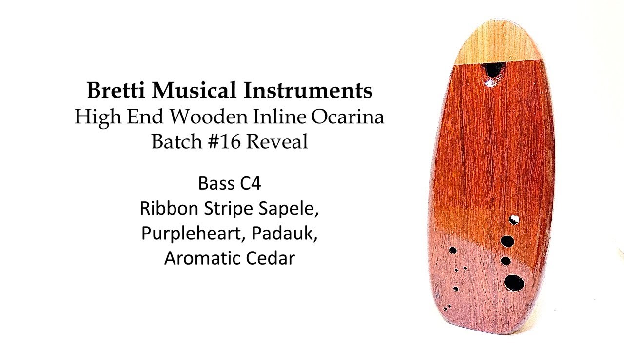 Bass C4 Inline Ocarina Batch 16 Reveal - October 2025 - YouTube