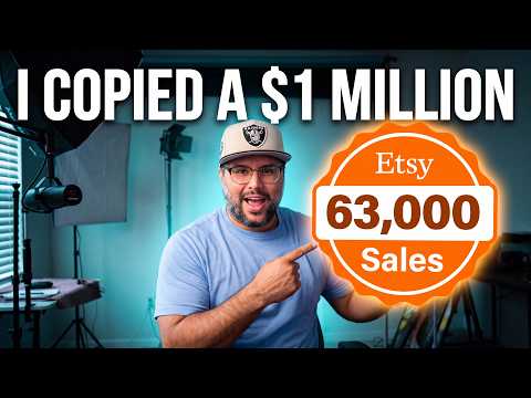 I Copied a $1 Million Etsy Shop's System (You Can Start This From $0)