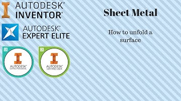 Autodesk Inventor - Unfold a Surface (For Sheet Metal Parts)