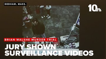 Jurors in Brian Walshe murder trial shown surveillance videos of defendant