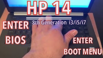 HP 14 | How To Enter Bios Configuration Settings | Boot Options | USB Boot Key