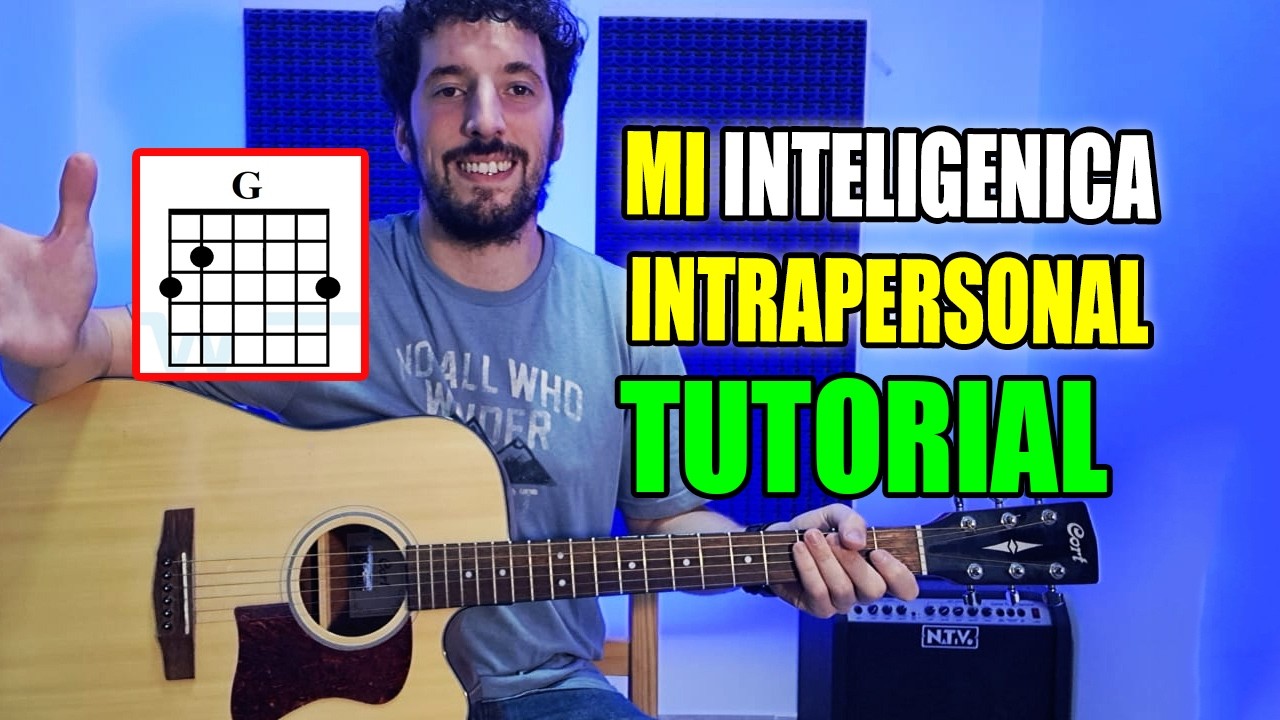 CÓMO TOCAR Mi inteligencia intrapersonal INTOXICADOS |Tutorial guitarra FÁCIL acordes rasgueo punteo