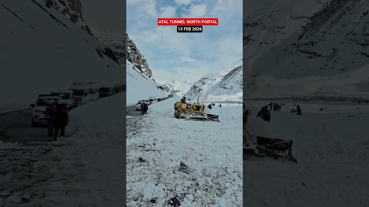 Today Atal Tunnel North Portal ||