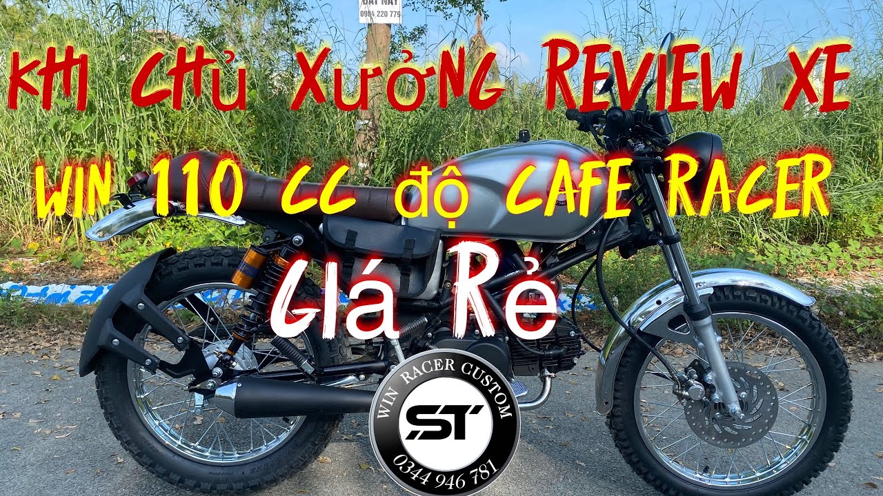 WIN 110 ĐỘ CAFE XANH CÁ TÍNH  CAFE RACER MOTOR