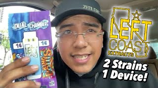 Left Coast ‘Dual Chamber’ 2 in 1 Disposable Review | Granddaddy Purp x King Louis