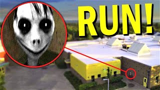 Drone Catches CREEPY GIRL At HAUNTED HIGHSCHOOL!! *CREEPY GIRL CAME AFTER US*