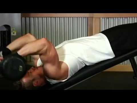 Decline EZ Bar Triceps Extension
