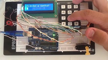 Controle de Acesso com Arduino + Servo + LCD + Keypad