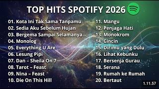 Lagu Pop Indonesia Terbaru 2026  Hits Spotify Tiktok Viral U0026 Lagu Favorit Indonesia