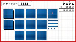Add four-digit numbers using column addition | Addition | Year 4