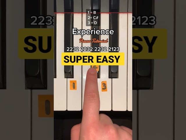 SUPER EASY PIANO SONG | Experience 🎹🎶 #shorts #easypiano  #viral #music class=