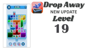 Drop Away Level 19 Walkthrough - NEW UPDATE | Step-by-Step Guide 🧠 | SolutionGuruji