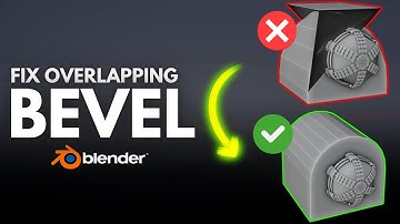 Fix Overlapping Bevel Problem in Blender!