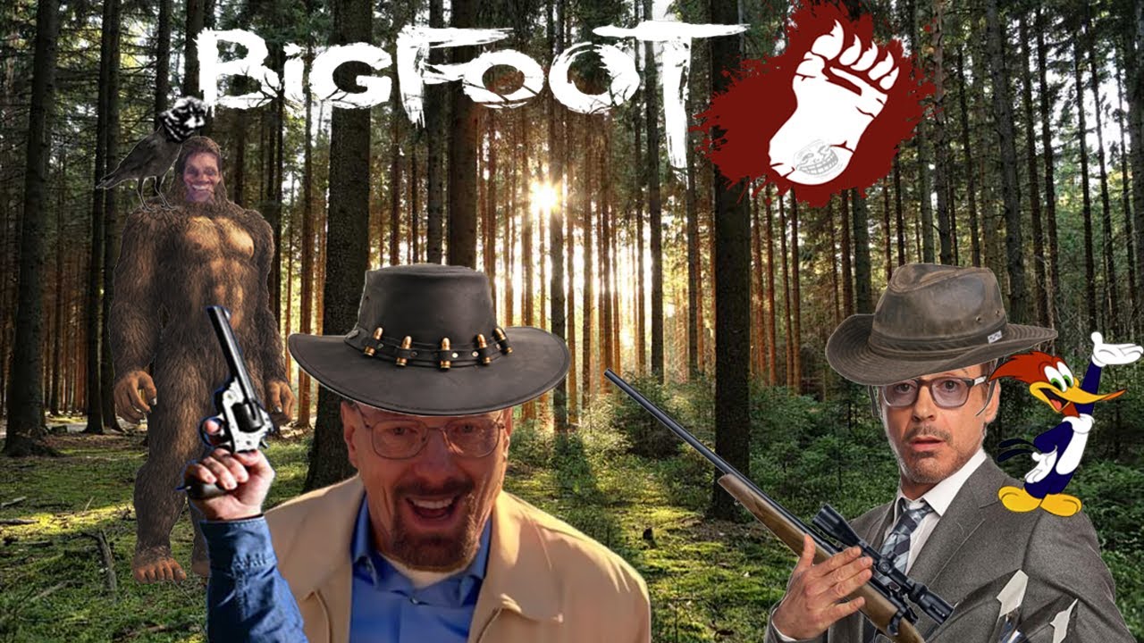 Deus macaco caça homem macaco na montanha : BIGFOOT parte 1 (será?)