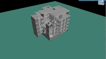 INACHUS -  Structural Analysis of a Multifamily House, Devastating Earthquake, Case 1