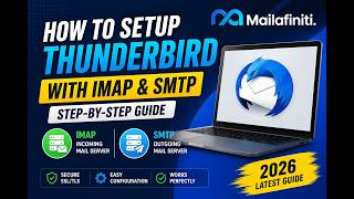 How to Setup Mozilla Thunderbird Email (IMAP & SMTP) | Step-by-Step Guide 2026