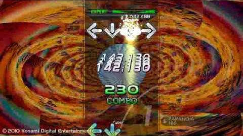 DanceDanceRevolution 2010: PARANOiA by 180; Expert AAA GREAT FULL COMBO