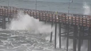 Massive waves slam Ventura