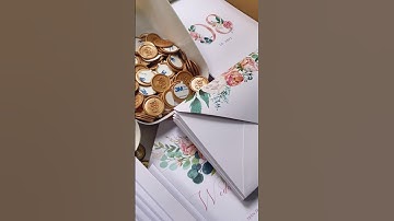 Con dấu cho cô dâu chú rể đóng thiệp mời cưới