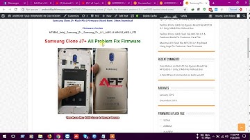 Samsung Clone J7+ Flash File Firmware | Android 8.1 MT6580 | Tested Stock Rom