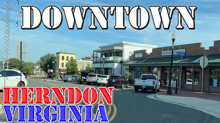Herndon - Virginia - 4K Downtown Drive