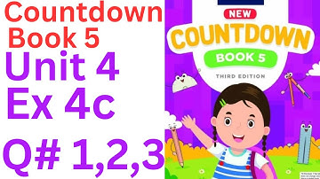 oxford countdown book class 5 Unit 4 Ex 4c| class 5 Unit 4 Ex 4c Q#1 to 3💯 solution @ytacademy198