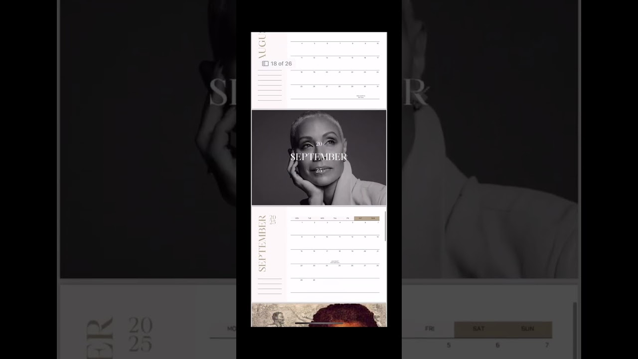 First EVER NATIONAL BLACK CALENDAR