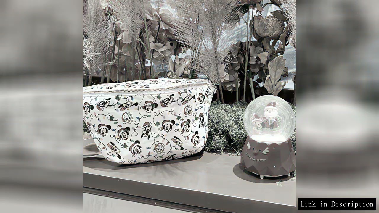 Disney Christmas Fanny pack Mickey Mouse Chest Bags Outdoor Cartoon Children Waist Pack Fanny Bag fo