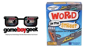 Word on the Street Review with the Game Boy Geek